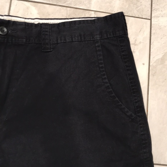 St. John's Bay Comfort 9" Mens Black Chino Short | 38 - Picture 6 of 11